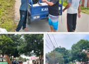 Sambut Kunker Menkes RI,Pemdes Fatce Gelar Bakti