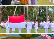Upacara Peringatan HUT RI ke-80, Kecamatan Sulbar Berlangsung Khidmat