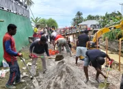 Wujudkan Sula Bahagia, Bupati FAM Bangun Jembatan Darurat Dan Tanggul Wai Bega
