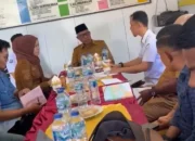 Pemkab Kepsul Saksikan Penentuan titik lokasi Gapura KNMP Di Desa Bajo